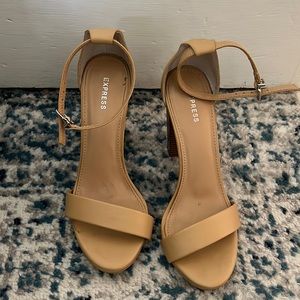 Express Nude heels